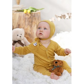 Bonnet pour bébé en lin