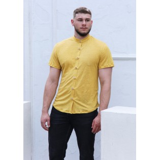 Linen Shirt with short sleeves
