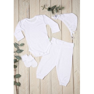 Coffret Pack Naissance 4 Pcs En Lin