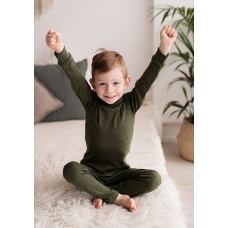 Childrens base layer with high neck