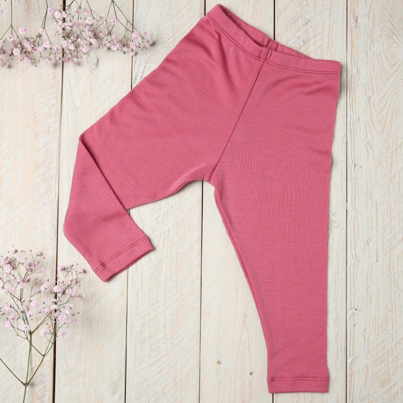 Pink merino wool leggings Disturb Clothing