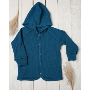Merino Wool Knitted Baby jumper with hood