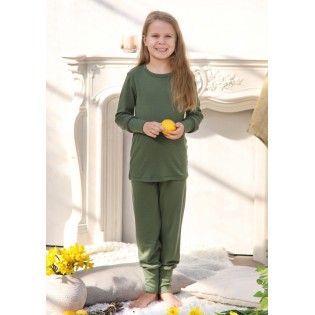 Pyjama enfant en laine mérinos Sale