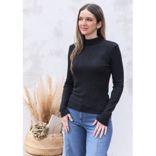 Women's High neck top Merino