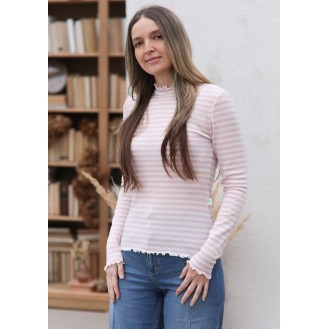 Ekouaer Dames coltrui met lange mouwen, Basic Slim Fit Tops 3-delig, S-XXL, Zwart/Rood/Grijs, S