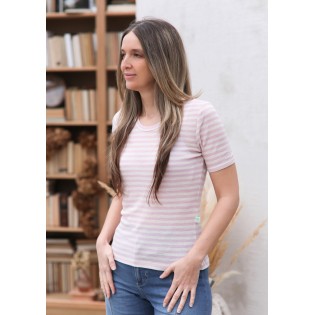 T-shirt femme à manches courtes
