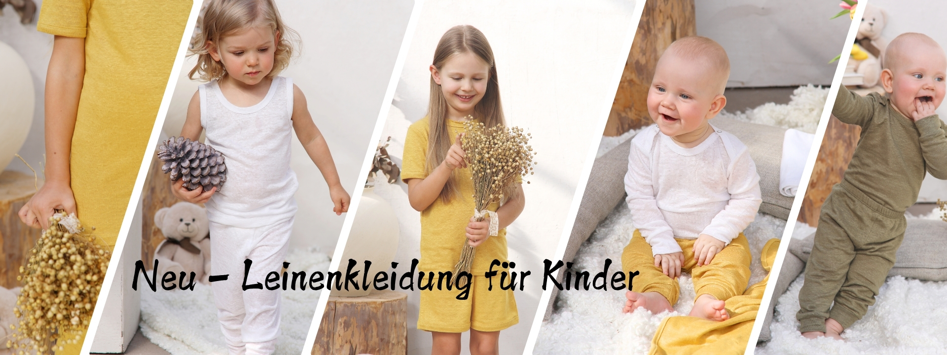 Leinen-Kleidung für Kinder