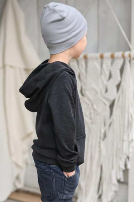 childrens hoodies in merino wool