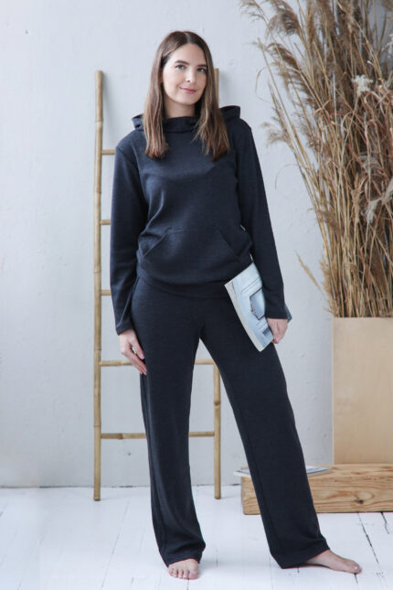 womens tracksuit set merino wool