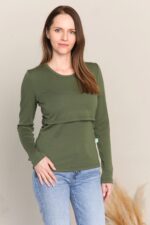 Stillshirt Damen mit diskretem Zugang