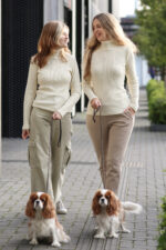 Rollkragenpullover für Damen aus Merinowolle