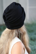 Warme Merino-Turbanmütze für den Winter