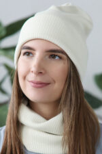 merino wool beanie women in soft knit