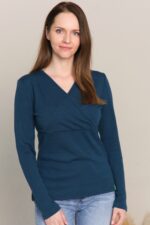 Borstvoedingsshirt met lange mouwen