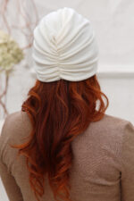 Turban Mütze Damen aus weicher Merinowolle