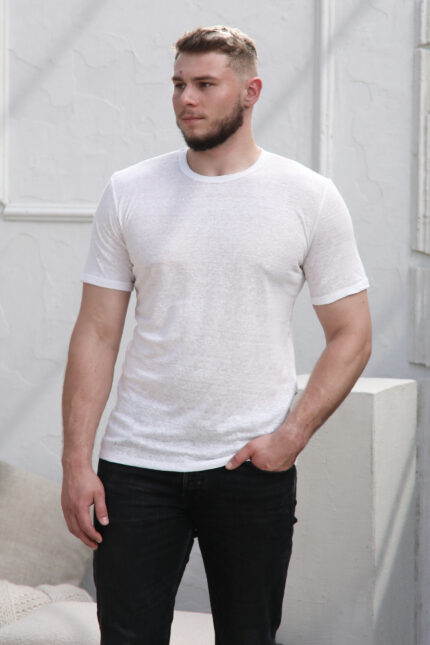 short sleeve shirts for men in linen