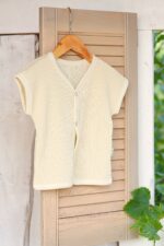gilet tricoté bébé