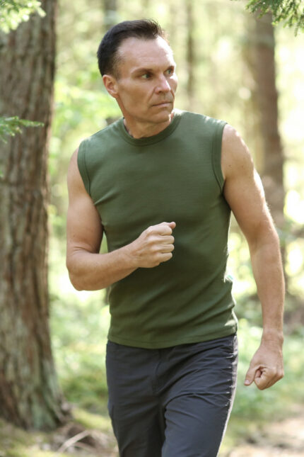 merino singlet mens activewear