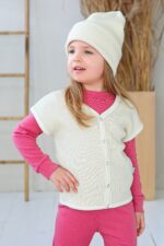 Strickweste Kinder Merinowolle