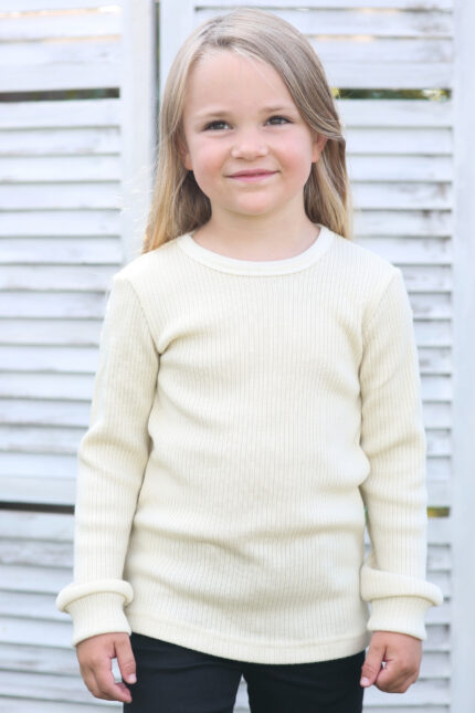 Pull merino enfant en laine mérinos