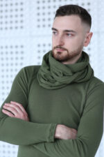 Infinity loop scarf for men
