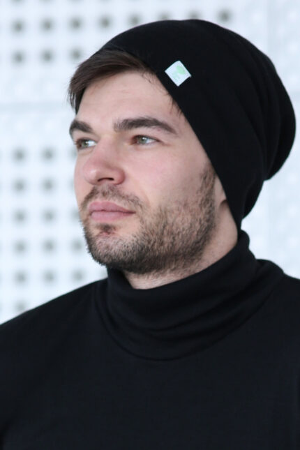 Mens wool beanie hats in merino wool