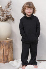 kids wool matching outfit