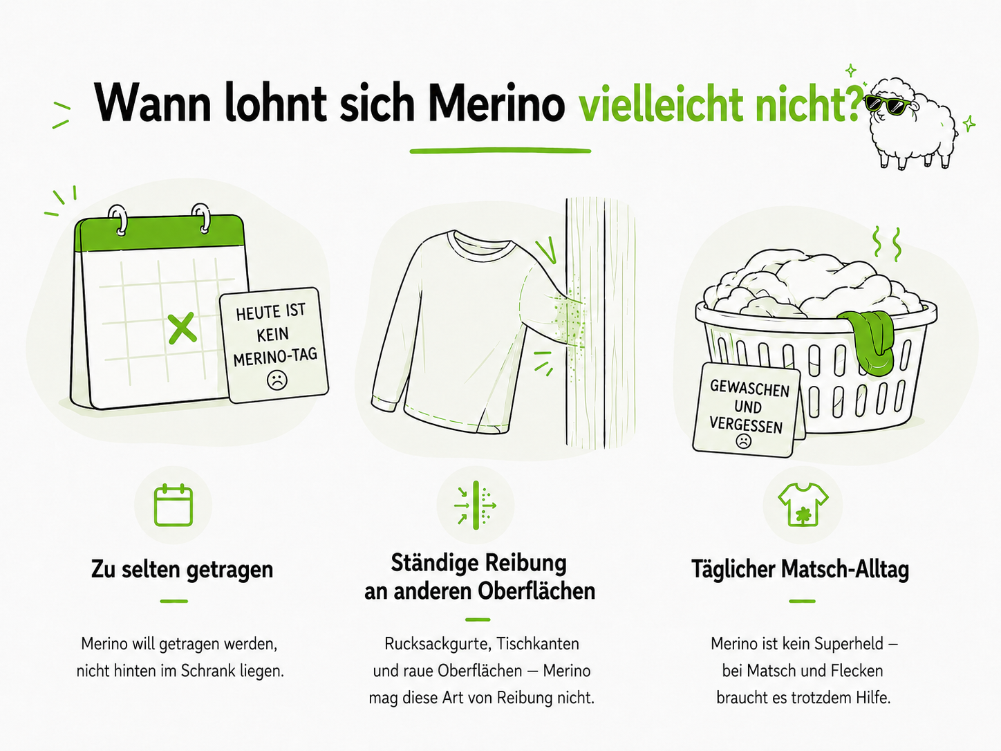 wann sich merino nicht lohnt